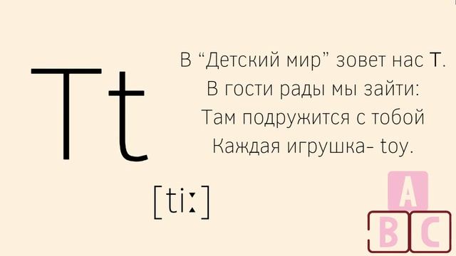 Английский алфавит. English ABC (сокращенная версия) смотреть онлайн