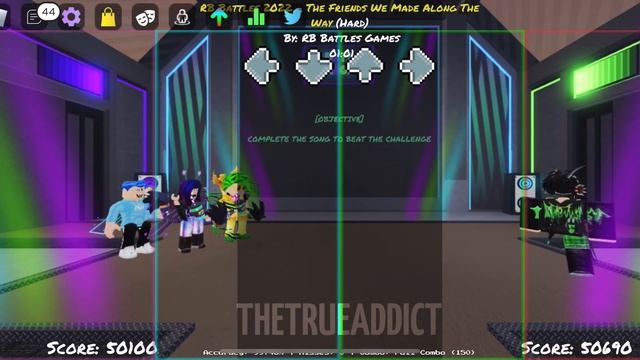 THE FRIENDS WE MADE ALONG THE WAY || VS RB BATTLE 2022 || Funky Friday Roblox смотреть онлайн