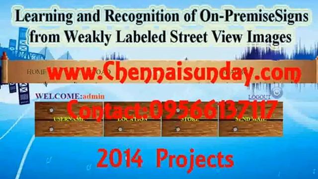 Learning and Recognition of on Premise Signs from Weakly Labeled Street View Images смотреть онлайн