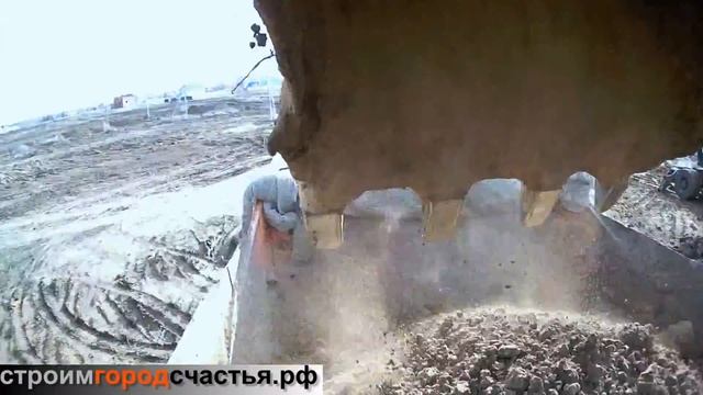 Вертикальная планировка микрорайона Город Счастья №2 идет полным ходом смотреть онлайн