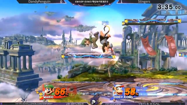SSF Smash 4 - Stingers (Diddy Kong) vs Dandy Penguin (Mario) - SSB4 Winners Finals смотреть онлайн
