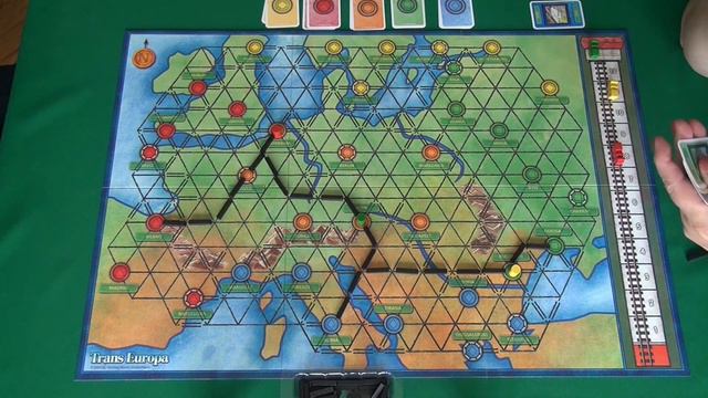 258 Trans Europa играем в настольную игру. смотреть онлайн