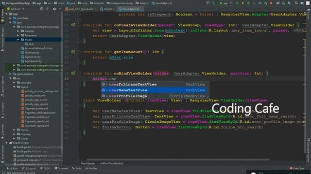 Query Data from Firebase Android Studio Tutorial 10 - Firebase Query search users - Instagram Clone смотреть онлайн