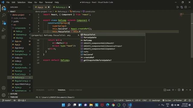 Refs in React JS | #ReactJS | EP -13 смотреть онлайн