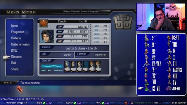 Final Fantasy Marathon - #6 Crisis Core: Final Fantasy VII [PSP]