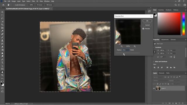 blur background in photoshop cc 2021│ZayanWaseem смотреть онлайн