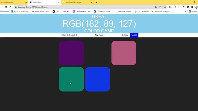 Colorful Game / Javascript Color Games / Free Javascript Game смотреть онлайн