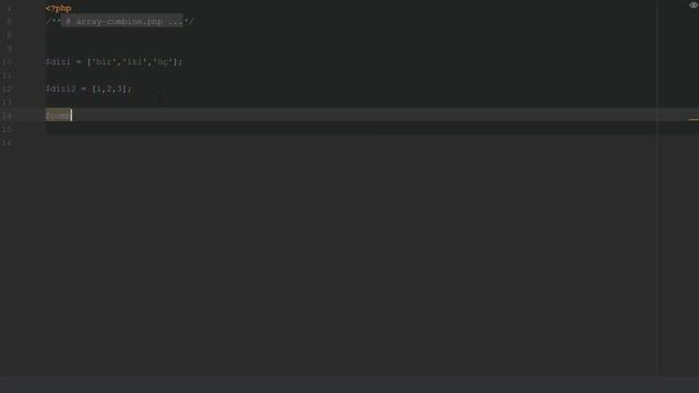 Php'de array combine kullanımı - Ders 34 смотреть онлайн