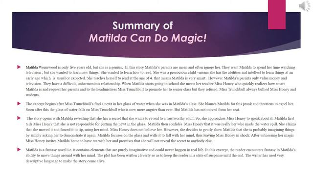 MATILDA CAN DO MAGIC смотреть онлайн