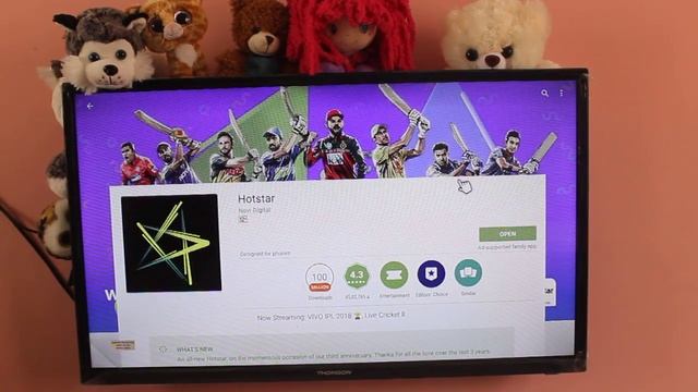 Thomson LED Smart TV How to Install and Run Hotstar - Working Demo Proof смотреть онлайн