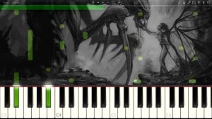 Тили Тили бом страшная колыбельная на пианино  Как играть