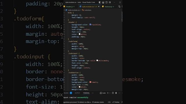 I just finished a Minimalist Todo app in React! ✔️ #short #react смотреть онлайн