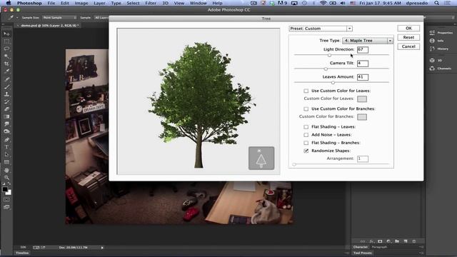 Photoshop CC Render Trees смотреть онлайн