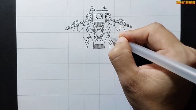 How to draw Camera Man Mecha Super смотреть онлайн