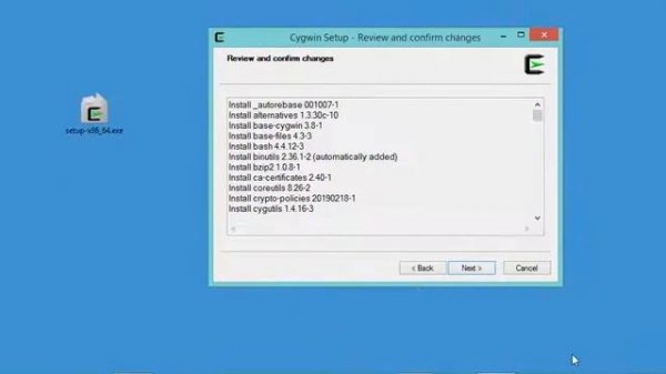 Install Cygwin and build C/C++ files on Windows