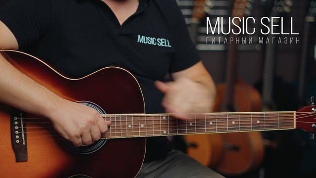 АКУСТИЧЕСКАЯ ГИТАРА ACOUSTIC GUITAR ALICANTE FOLK SUNBURST смотреть онлайн