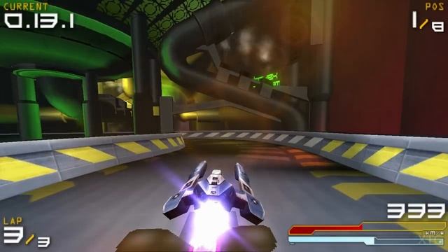 Wipeout Pure PSP Gameplay HD (PPSSPP)