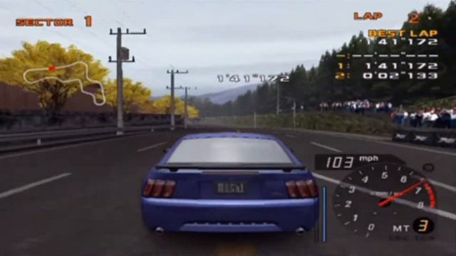 Enthusia: Ford Mustang Mach 1 | Autumn Mountain смотреть онлайн