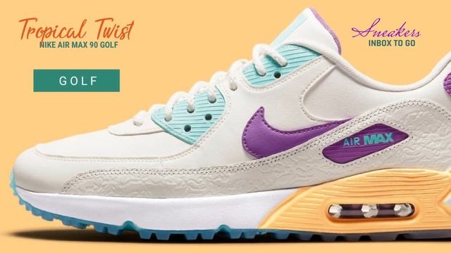 2021 TROPICAL TWIST Nike Air Max 90 Golf NRG DETAILED LOOK + RELEASE DATE смотреть онлайн