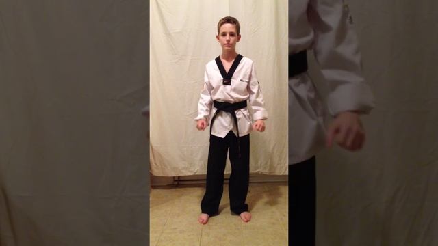 Taekwondo 10 STEP #1 White Belt Poomse смотреть онлайн