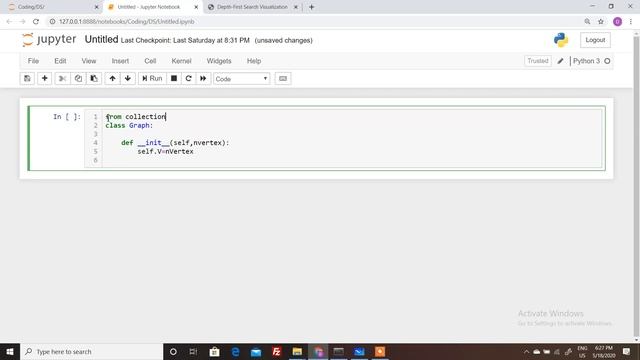 3) Graph Traversal DFS Depth First Search Python Implementation смотреть онлайн