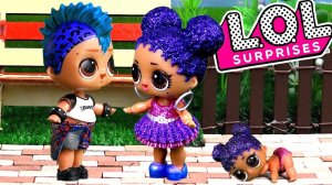 Мальчик ЛОЛ Панк Бой сбежал от куклы лол сюрприз! Интересные мультики с игрушками lol dolls