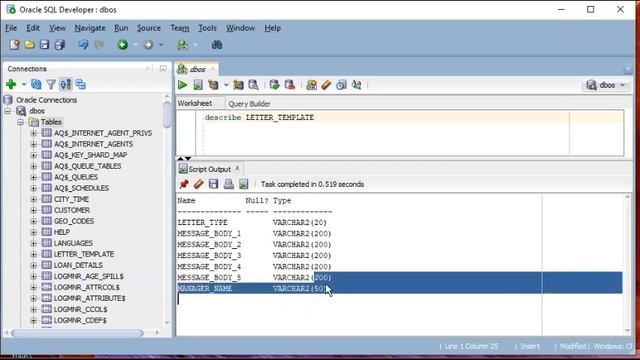 Describe table in SQL Developer | Charles Bridge in Prague смотреть онлайн