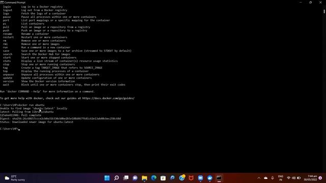 Install ubuntu on docker on windows #devops #linux #docker #ubuntu смотреть онлайн