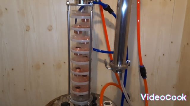 Ароматный дистиллят из сахарной браги на медной тарельчатой колонне AroMagic от DomSpirt