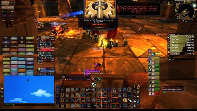 Vaelastrasz Early Burning Adrenaline on Paladin Main Tank - WoW Classic смотреть онлайн