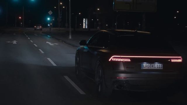 Audi RSQ8 CarPorn 4K | 4K Night drive | City | low air suspension | смотреть онлайн