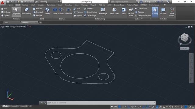 AutoCAD 2016 3D - Exercise 22 смотреть онлайн