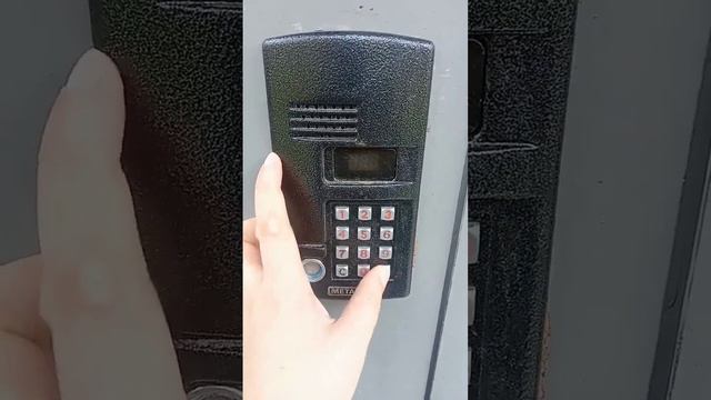 Как открыть домофон МетаКом МК2003.2 без ключа (индивидуальные коды) #domofon #домофон #домофоны