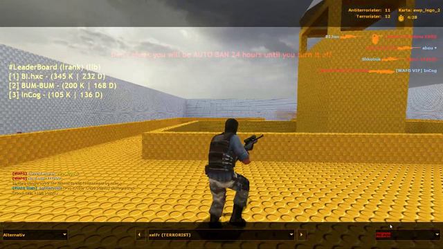Counter strike Source WAFG AWP DEATHMATCH смотреть онлайн