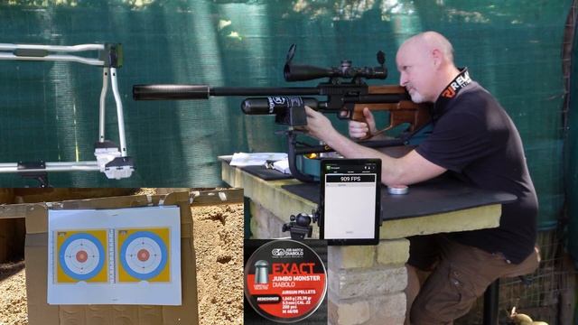 Kalibrgun Springbok 5 5mm testing Light Slugs & Heavy Pellet смотреть онлайн