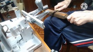 Заточка четырех разных ножей.