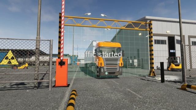 VR training simulator for the operation of the portal inspection complex смотреть онлайн