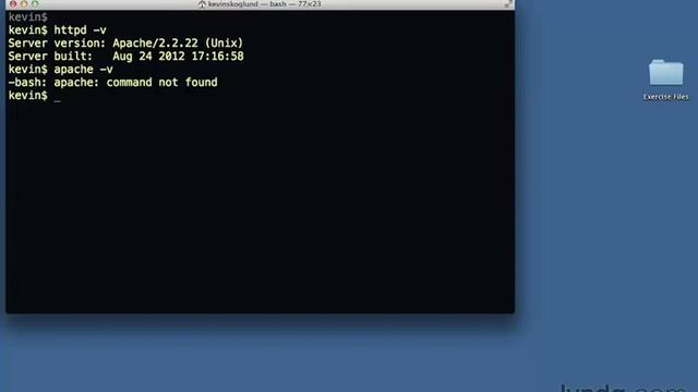 008 Работа в вэб сервером Apache на МАК(Lynda.com) Изучаем php смотреть онлайн