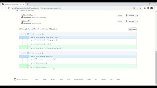 Git Merging On GitHub смотреть онлайн