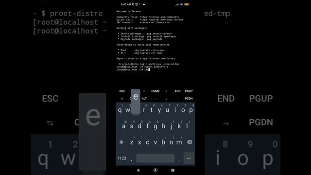 Tried Archlinux on termux-x11, it runs faster than using VNC Viewer смотреть онлайн