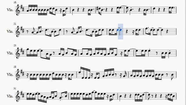 Violin Sheet Music: How to play Back in Black by ACDC смотреть онлайн
