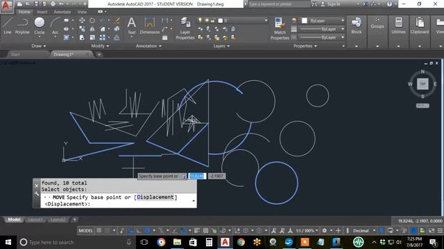 3B AutoCAD 2017 AutoCAD Intro Move and Copy Previous selection смотреть онлайн