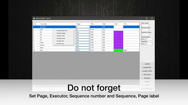 Export CueList2 for gma2 Tutorial - New!!! смотреть онлайн