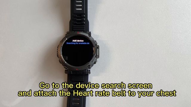 How to connect a Heart rate belt to the Amazfit T Rex Ultra смотреть онлайн