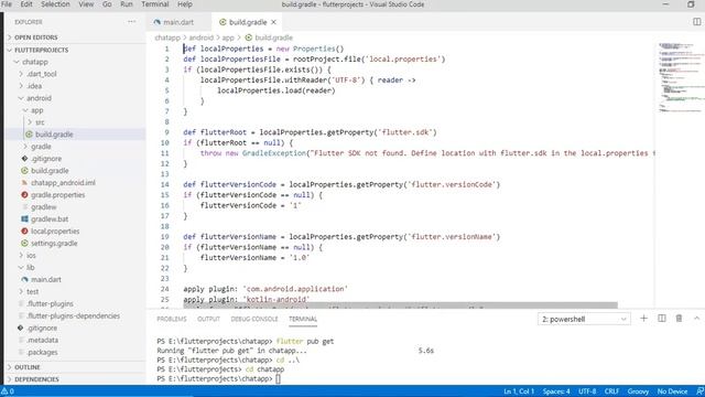 Flutter Chat Application using Firebase Database part 2(cannecting to firebase).#chatApplication смотреть онлайн