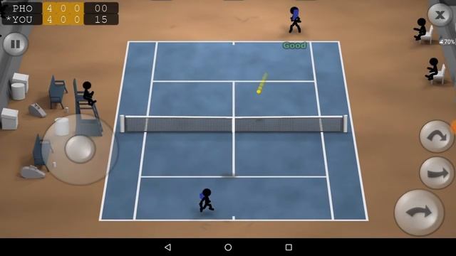 Stickman TENNIS. Обзор андроид игры смотреть онлайн