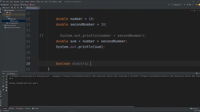 Java Data Types смотреть онлайн