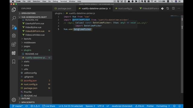 Nuxt Plugins - How to use arbitrary Vue libraries in your NuxtJS app смотреть онлайн