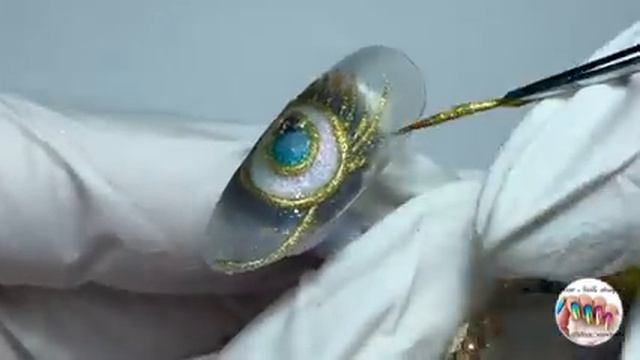 Дизайн ногтей ??? | ВИТРАЖНЫЙ ПАВЛИН | Кошачий глаз смотреть онлайн