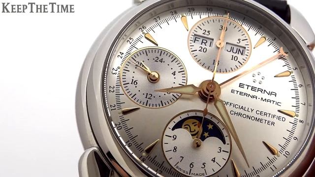 Eterna-Matic Triple Date Moon Phase COSC | ASMR Watch Review ⌚️ смотреть онлайн